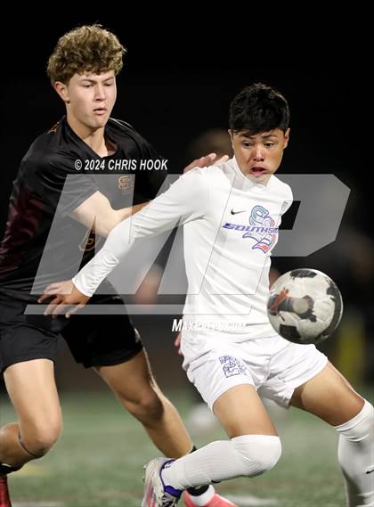Thumbnail 3 in Sunnyside vs Salpointe Catholic (Brandon Bean Soccer Tournament) photogallery.