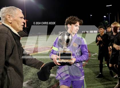 Thumbnail 3 in Sunnyside vs Salpointe Catholic (Brandon Bean Soccer Tournament) photogallery.