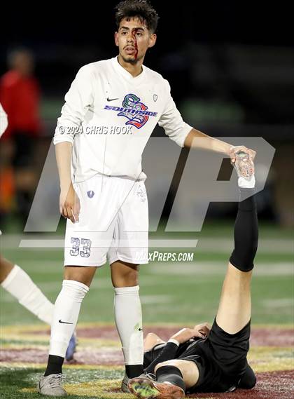 Thumbnail 3 in Sunnyside vs Salpointe Catholic (Brandon Bean Soccer Tournament) photogallery.
