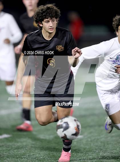 Thumbnail 3 in Sunnyside vs Salpointe Catholic (Brandon Bean Soccer Tournament) photogallery.