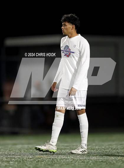 Thumbnail 3 in Sunnyside vs Salpointe Catholic (Brandon Bean Soccer Tournament) photogallery.