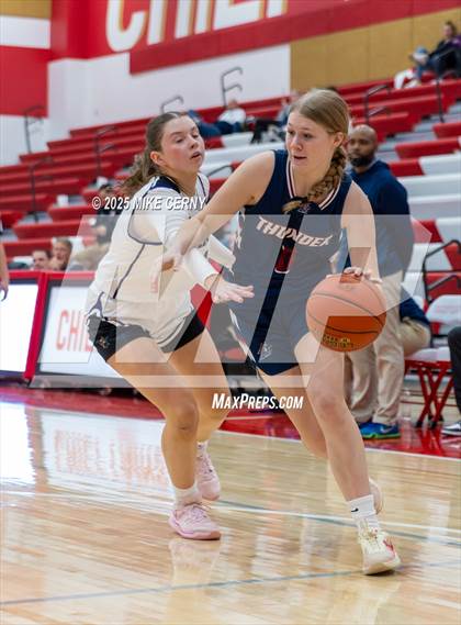 Thumbnail 1 in St. James Academy vs. Piper (Tonganoxie Invitational Tournament) photogallery.