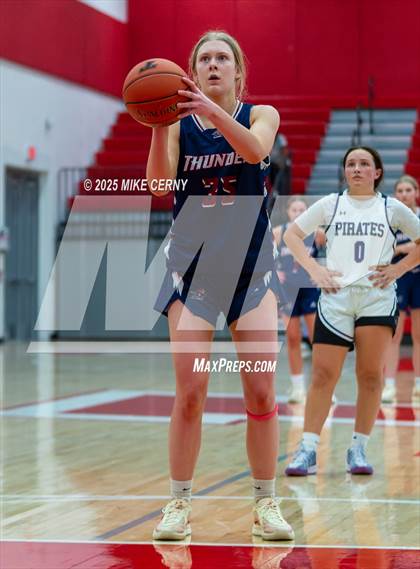 Thumbnail 2 in St. James Academy vs. Piper (Tonganoxie Invitational Tournament) photogallery.