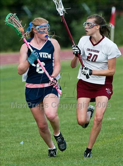 Thumbnail 2 in St. Mary Academy-Bay View vs. Prout (RIIL D2 Final) photogallery.