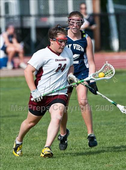 Thumbnail 2 in St. Mary Academy-Bay View vs. Prout (RIIL D2 Final) photogallery.