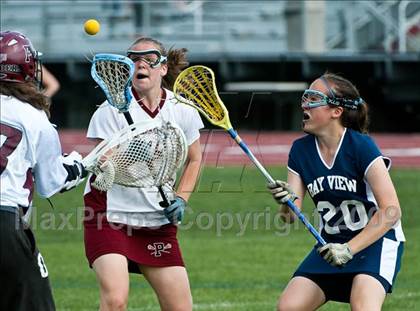 Thumbnail 3 in St. Mary Academy-Bay View vs. Prout (RIIL D2 Final) photogallery.