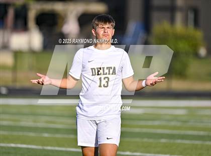 Thumbnail 3 in Delta vs. Eastbrook (IHSAA 2A Section 23 Semifinal) photogallery.