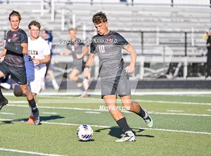 Thumbnail 3 in Delta vs. Eastbrook (IHSAA 2A Section 23 Semifinal) photogallery.