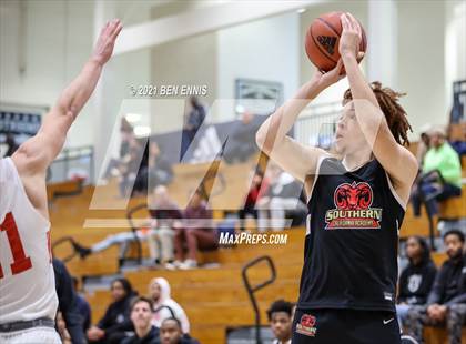 Thumbnail 2 in The Burlington School vs Southern California Academy (Holiday Hoopsgiving Tournament) photogallery.