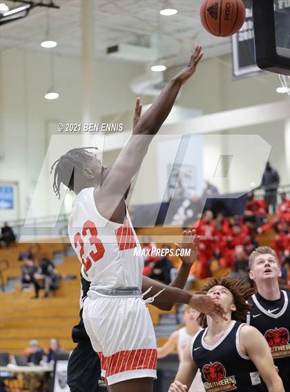 Thumbnail 3 in The Burlington School vs Southern California Academy (Holiday Hoopsgiving Tournament) photogallery.