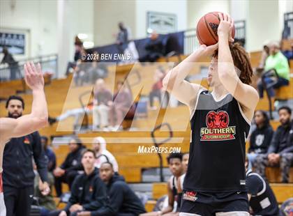 Thumbnail 1 in The Burlington School vs Southern California Academy (Holiday Hoopsgiving Tournament) photogallery.