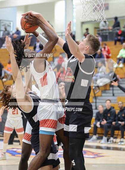 Thumbnail 3 in The Burlington School vs Southern California Academy (Holiday Hoopsgiving Tournament) photogallery.