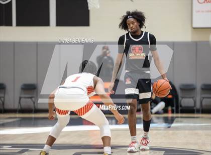 Thumbnail 2 in The Burlington School vs Southern California Academy (Holiday Hoopsgiving Tournament) photogallery.