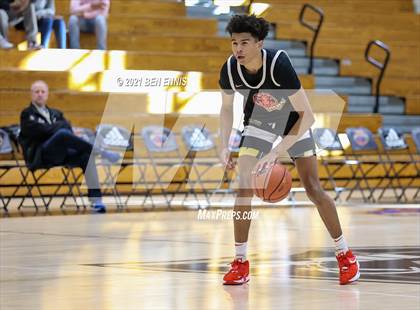 Thumbnail 2 in The Burlington School vs Southern California Academy (Holiday Hoopsgiving Tournament) photogallery.