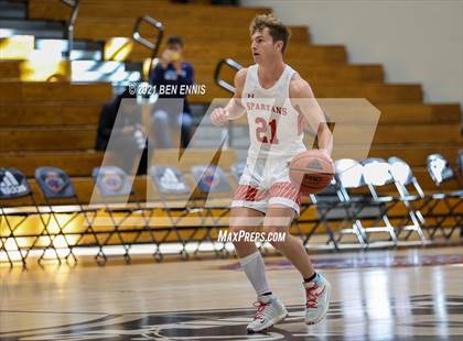 Thumbnail 1 in The Burlington School vs Southern California Academy (Holiday Hoopsgiving Tournament) photogallery.