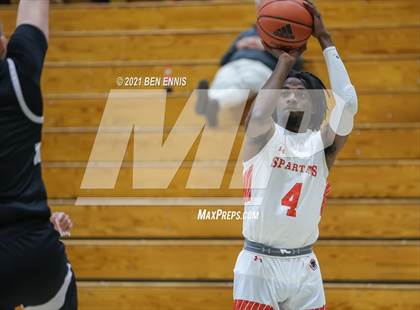 Thumbnail 1 in The Burlington School vs Southern California Academy (Holiday Hoopsgiving Tournament) photogallery.