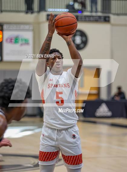 Thumbnail 2 in The Burlington School vs Southern California Academy (Holiday Hoopsgiving Tournament) photogallery.