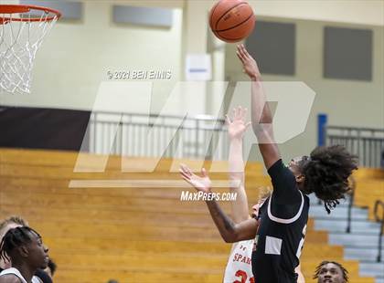 Thumbnail 3 in The Burlington School vs Southern California Academy (Holiday Hoopsgiving Tournament) photogallery.