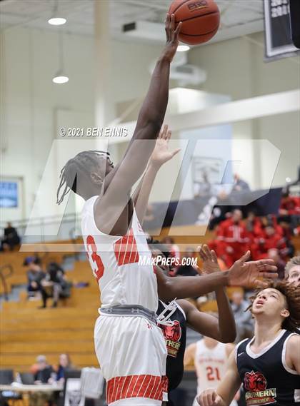 Thumbnail 2 in The Burlington School vs Southern California Academy (Holiday Hoopsgiving Tournament) photogallery.
