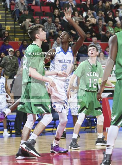 Thumbnail 3 in Health Sciences Charter vs. Seton Catholic Central (NYSPHSAA Class B Semifinal) photogallery.