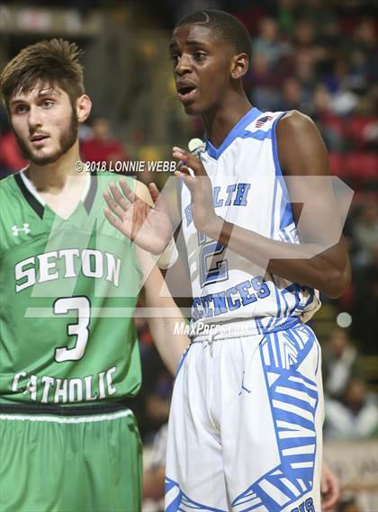 Thumbnail 1 in Health Sciences Charter vs. Seton Catholic Central (NYSPHSAA Class B Semifinal) photogallery.