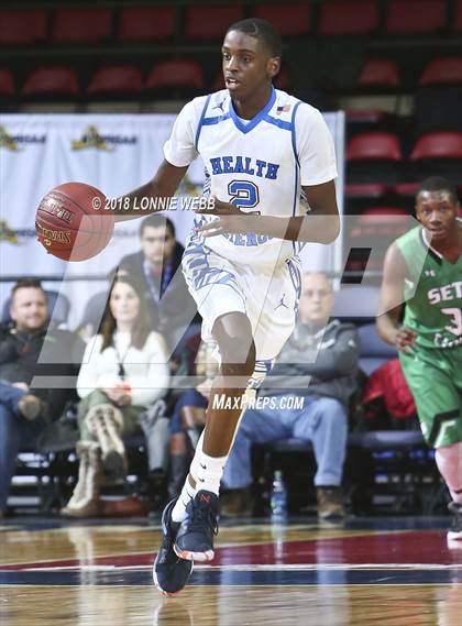 Thumbnail 1 in Health Sciences Charter vs. Seton Catholic Central (NYSPHSAA Class B Semifinal) photogallery.