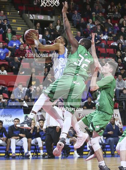 Thumbnail 3 in Health Sciences Charter vs. Seton Catholic Central (NYSPHSAA Class B Semifinal) photogallery.