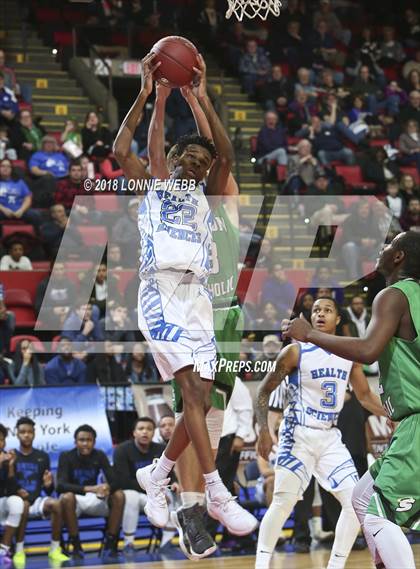 Thumbnail 2 in Health Sciences Charter vs. Seton Catholic Central (NYSPHSAA Class B Semifinal) photogallery.