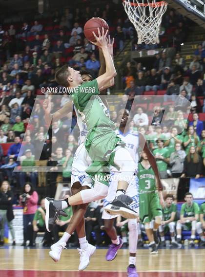 Thumbnail 3 in Health Sciences Charter vs. Seton Catholic Central (NYSPHSAA Class B Semifinal) photogallery.