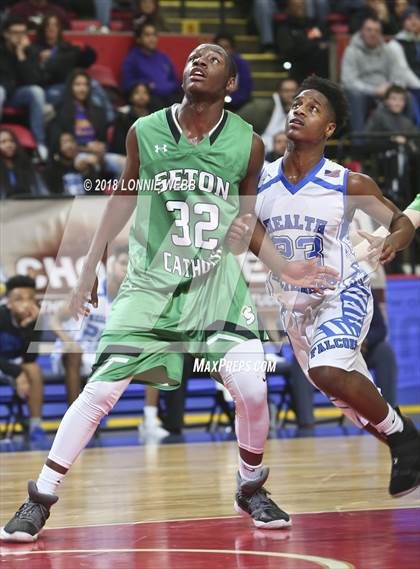 Thumbnail 3 in Health Sciences Charter vs. Seton Catholic Central (NYSPHSAA Class B Semifinal) photogallery.