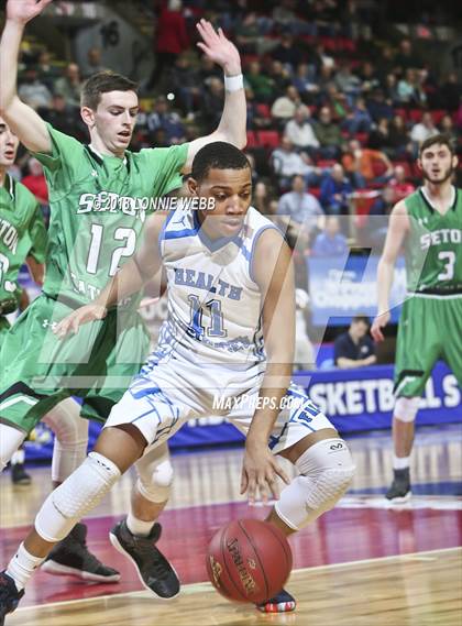 Thumbnail 1 in Health Sciences Charter vs. Seton Catholic Central (NYSPHSAA Class B Semifinal) photogallery.