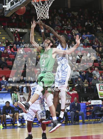 Thumbnail 3 in Health Sciences Charter vs. Seton Catholic Central (NYSPHSAA Class B Semifinal) photogallery.