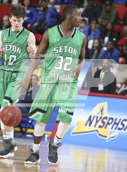 Thumbnail 3 in Health Sciences Charter vs. Seton Catholic Central (NYSPHSAA Class B Semifinal) photogallery.