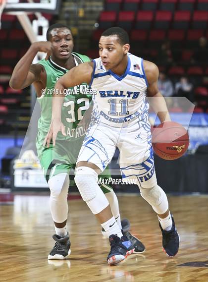 Thumbnail 3 in Health Sciences Charter vs. Seton Catholic Central (NYSPHSAA Class B Semifinal) photogallery.