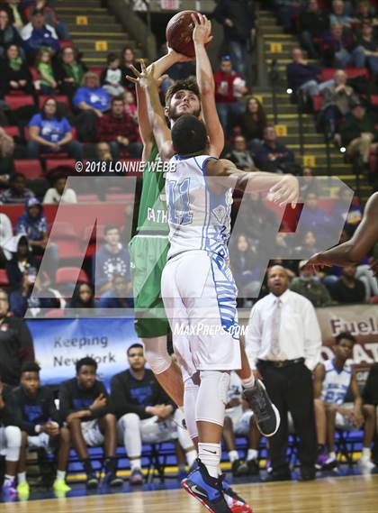 Thumbnail 1 in Health Sciences Charter vs. Seton Catholic Central (NYSPHSAA Class B Semifinal) photogallery.