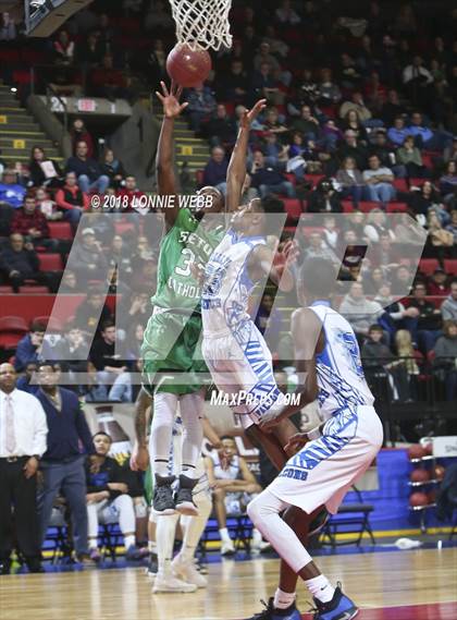 Thumbnail 3 in Health Sciences Charter vs. Seton Catholic Central (NYSPHSAA Class B Semifinal) photogallery.