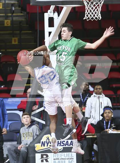 Thumbnail 3 in Health Sciences Charter vs. Seton Catholic Central (NYSPHSAA Class B Semifinal) photogallery.