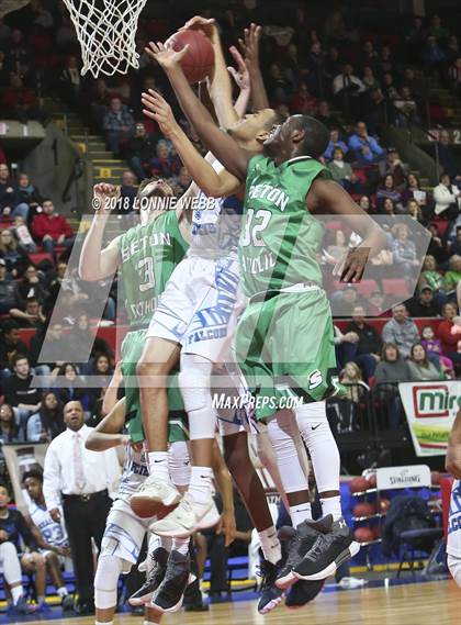 Thumbnail 2 in Health Sciences Charter vs. Seton Catholic Central (NYSPHSAA Class B Semifinal) photogallery.