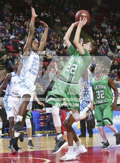 Thumbnail 1 in Health Sciences Charter vs. Seton Catholic Central (NYSPHSAA Class B Semifinal) photogallery.