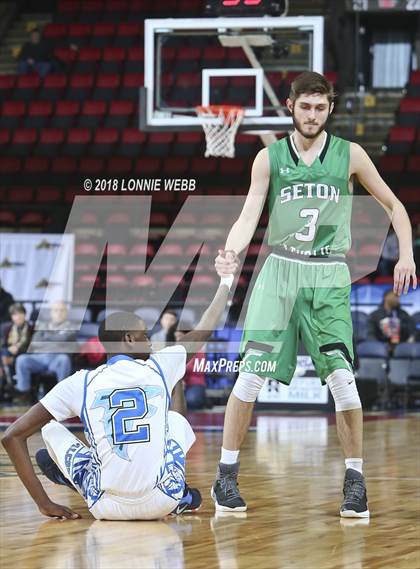 Thumbnail 2 in Health Sciences Charter vs. Seton Catholic Central (NYSPHSAA Class B Semifinal) photogallery.