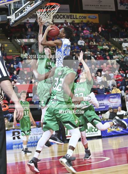 Thumbnail 2 in Health Sciences Charter vs. Seton Catholic Central (NYSPHSAA Class B Semifinal) photogallery.