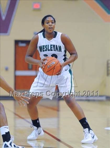 Thumbnail 2 in Our Lady of Good Counsel vs. Wesleyan (Nike Tournament of Champions) photogallery.