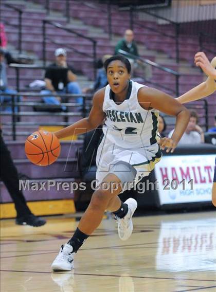 Thumbnail 1 in Our Lady of Good Counsel vs. Wesleyan (Nike Tournament of Champions) photogallery.