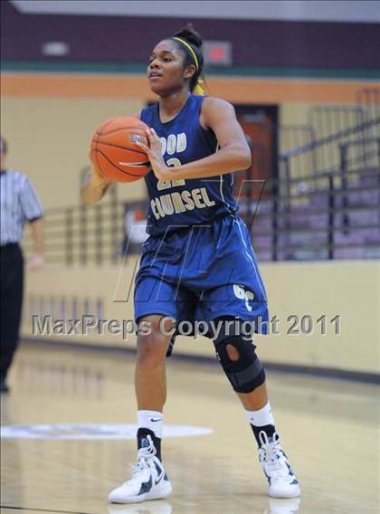 Thumbnail 3 in Our Lady of Good Counsel vs. Wesleyan (Nike Tournament of Champions) photogallery.