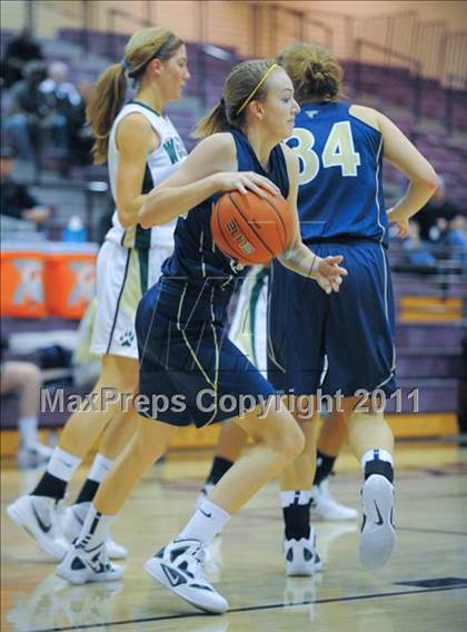 Thumbnail 1 in Our Lady of Good Counsel vs. Wesleyan (Nike Tournament of Champions) photogallery.