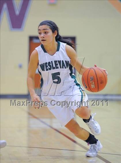 Thumbnail 1 in Our Lady of Good Counsel vs. Wesleyan (Nike Tournament of Champions) photogallery.