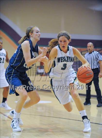 Thumbnail 2 in Our Lady of Good Counsel vs. Wesleyan (Nike Tournament of Champions) photogallery.