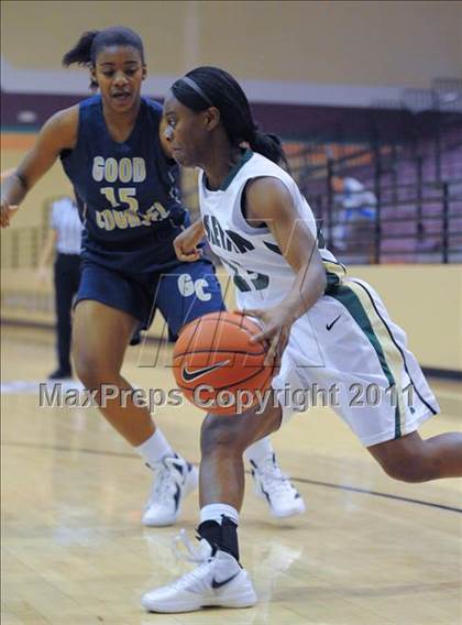 Thumbnail 2 in Our Lady of Good Counsel vs. Wesleyan (Nike Tournament of Champions) photogallery.