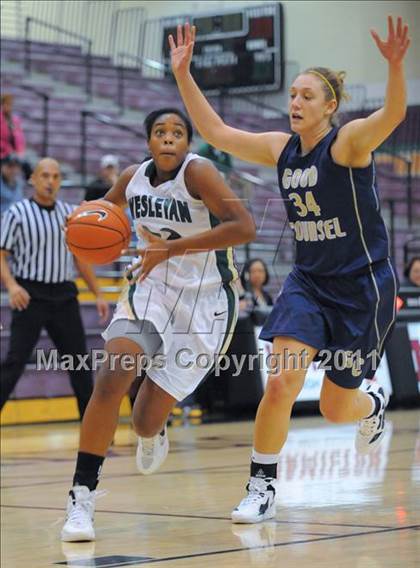 Thumbnail 2 in Our Lady of Good Counsel vs. Wesleyan (Nike Tournament of Champions) photogallery.