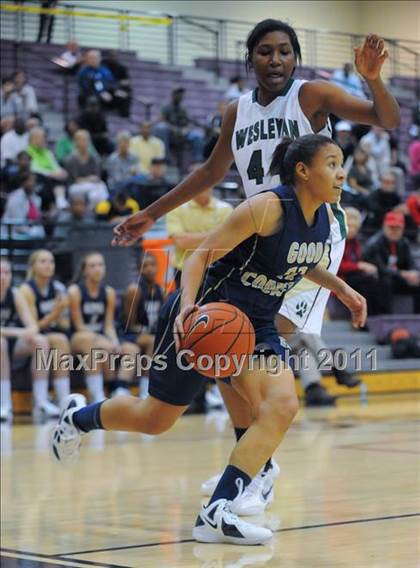 Thumbnail 3 in Our Lady of Good Counsel vs. Wesleyan (Nike Tournament of Champions) photogallery.